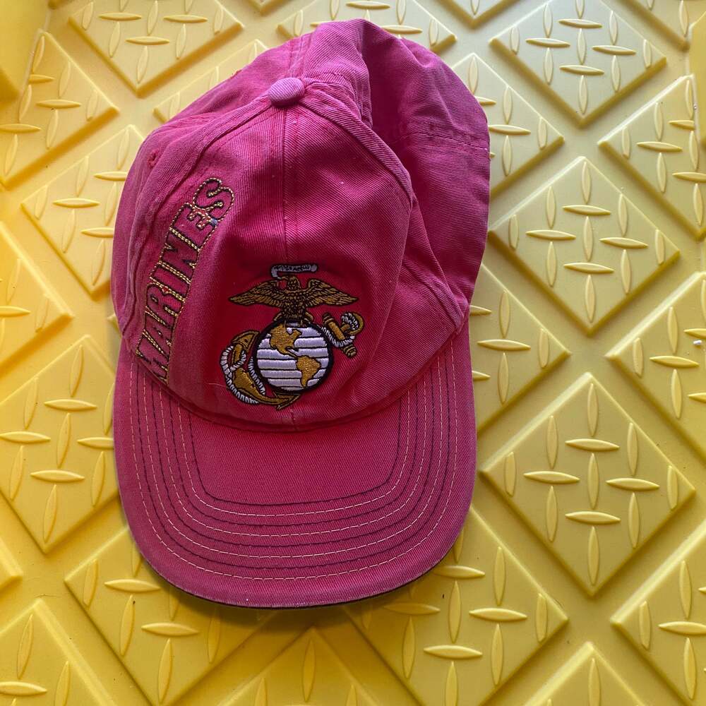 USMC Marines Semper Fi Red Adjustable‎ Baseball Cap Hat